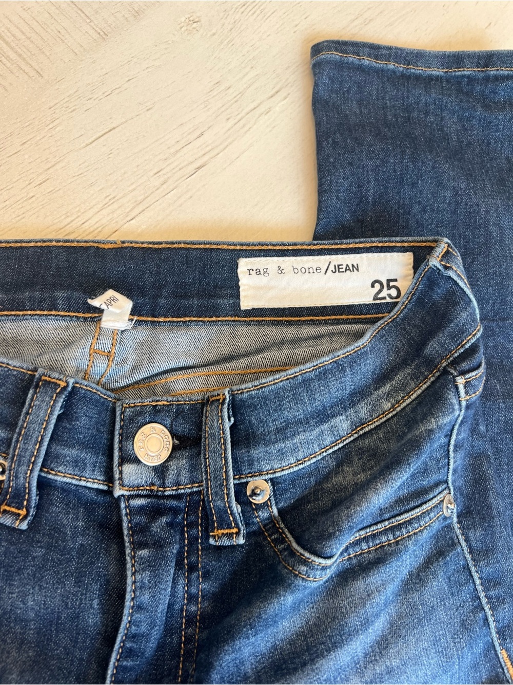 rag & bone Indigo Skinny Jeans - Picture 2 of 6